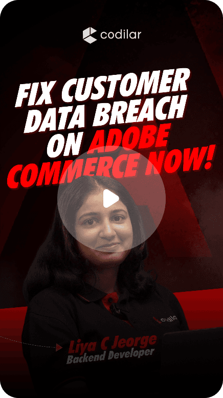 FIX CUSTOMER DATA BREACH ON ADOBE