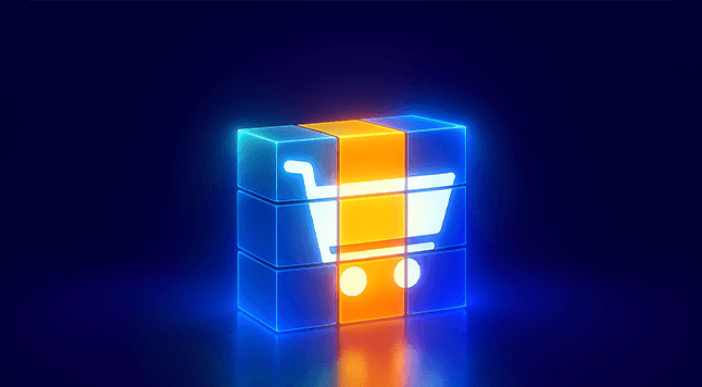 Composable Commerce 3D Cubes