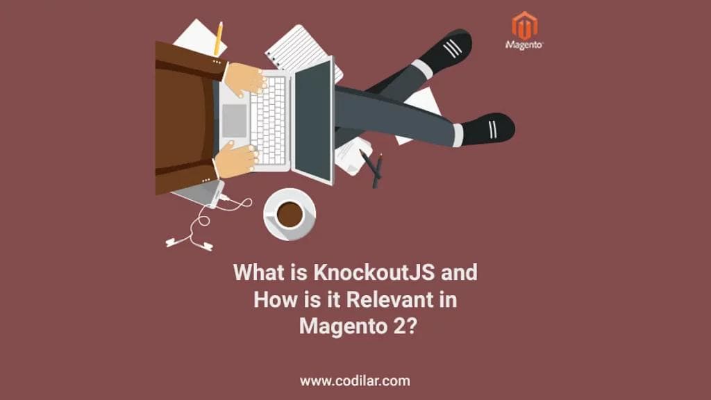 What is KnockoutJS and how is it relevant in Magento 2?
