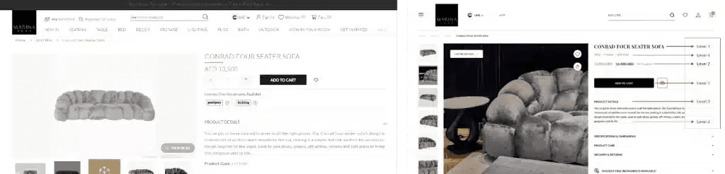 Marina Homes-Organizing content