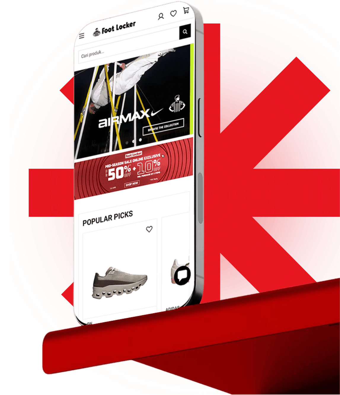 البنية التحتية لـ Foot Locker