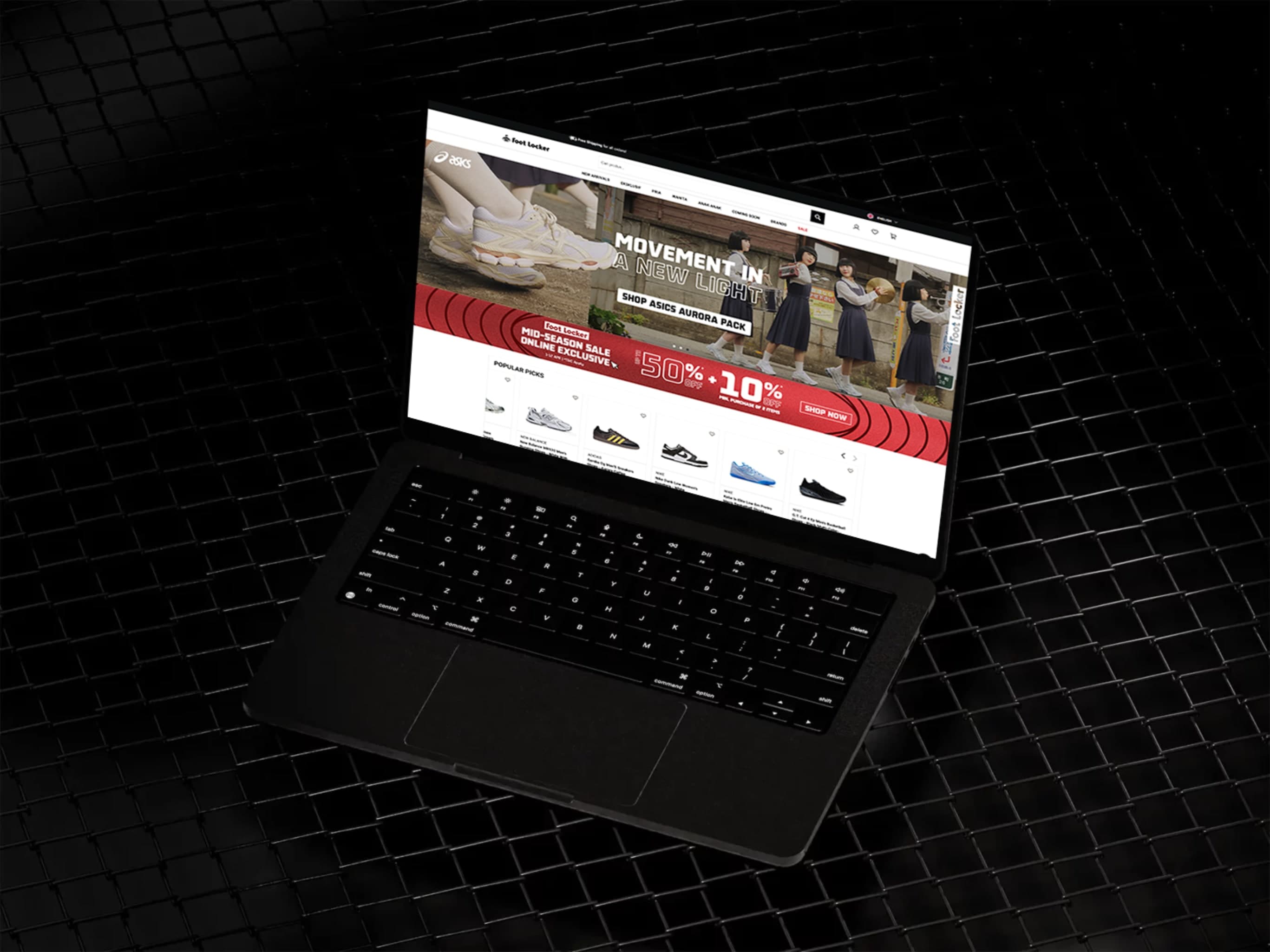 Foot Locker Mockup